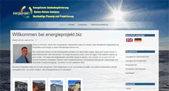 Desktop Screenshot of energieprojekt.biz