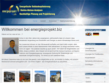 Tablet Screenshot of energieprojekt.biz